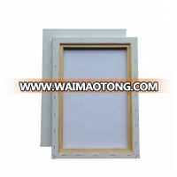 40*60cm Gallery cotton artists blank canvas with deep 38mm x width 42mm pine wooden frame