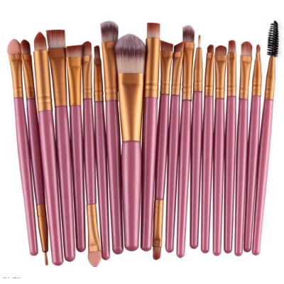 Custom logo 20 pcs  eye shadow makeup brush set