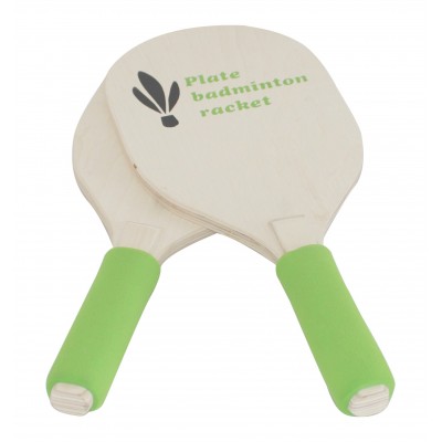 Beach Tennis Wooden Paddle Game Set Wooden Rackets