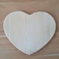 heart-shaped pine wood sign/wood painting panel