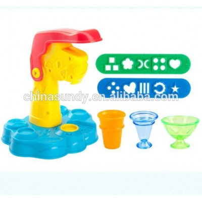 Colorful Play Dough Ice Cream Machine Play Toys for Kids