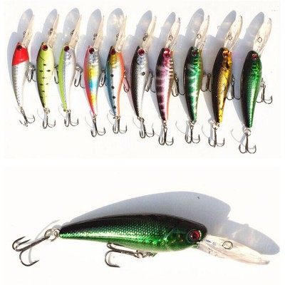 Floating Crank Hard Artificial Fishing Bait With Vivid Swimming Actions