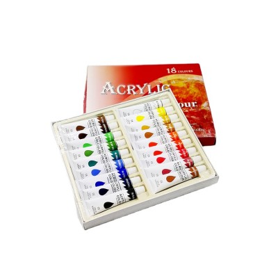 Wholesale Non-toxic portable 24color acrylic paints with low price